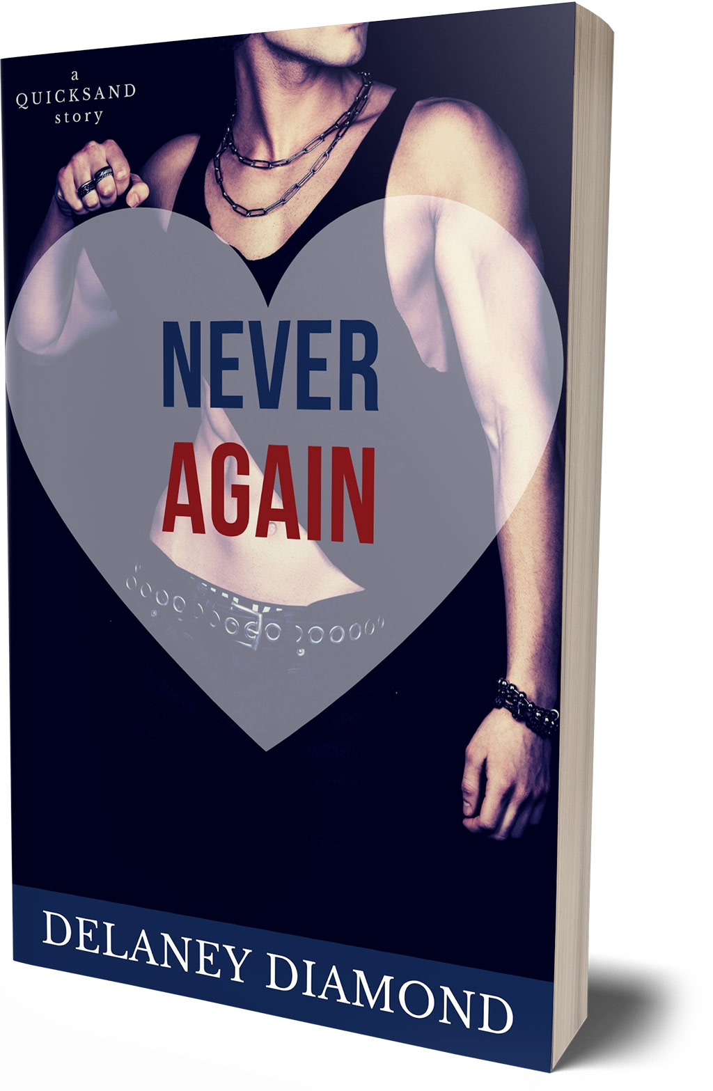Never Again, Quicksand Series Book 3, by Delaney Diamond