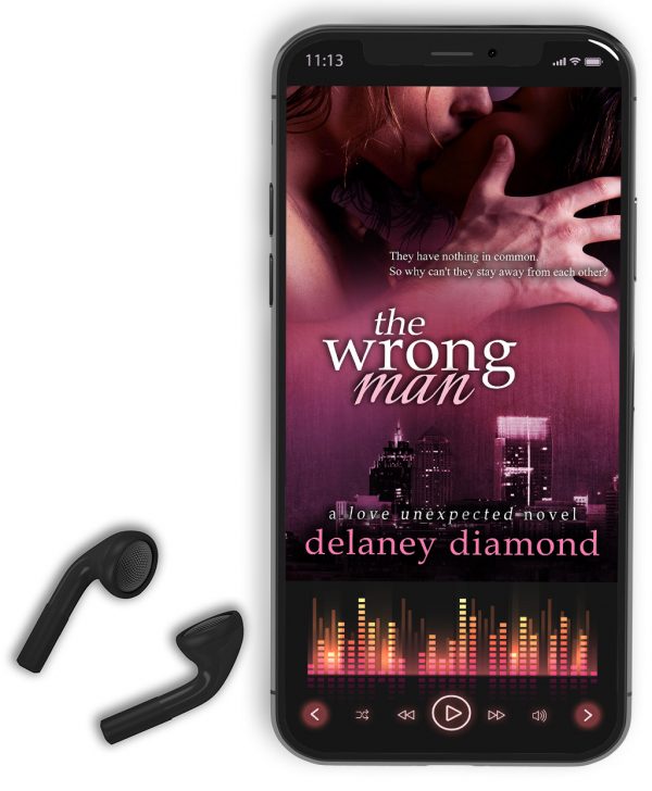 The Wrong Man - Love Unexpected series #2 - Audiobook by Delaney Diamond